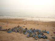 Balkon-Blick auf Stadtstrand Balkon-Blick auf Stadtstrand